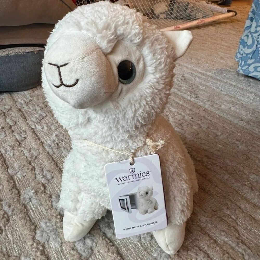 NWT Warmies Llama Plush 13" Microwave Lavender Weighted Stuffed Animal